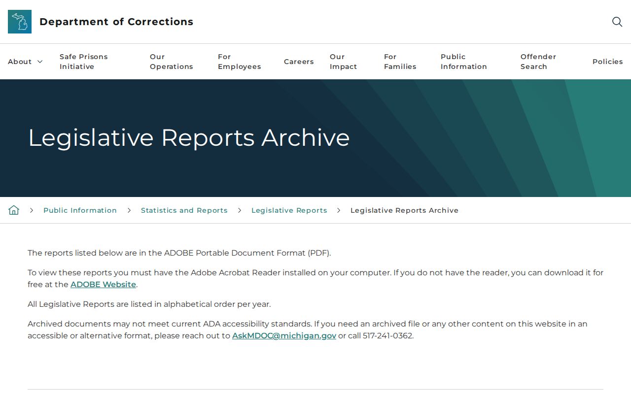 Mason County parole and probation statewide decision reports source